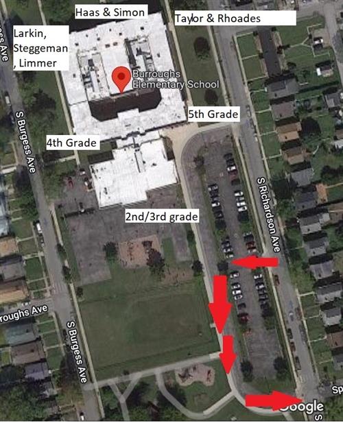 Drop-off & Pick-up Map